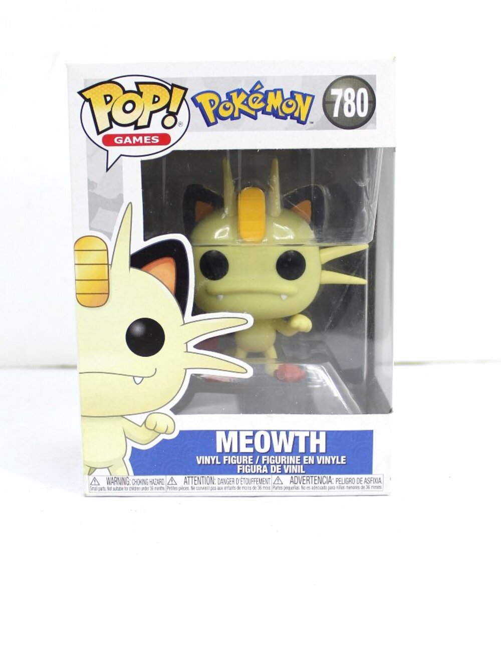 FUNKO POP POKEMON MEOWTH #780 VINYL FIGURINE COLLECTIBLE NIP UNOPENED